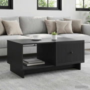 Kava Stol Crna 90 x 50 x 40 cm Konstruirano drvo