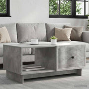 Kava Stol Betonska siva 90 x 50 x 40 cm Konstruirano drvo