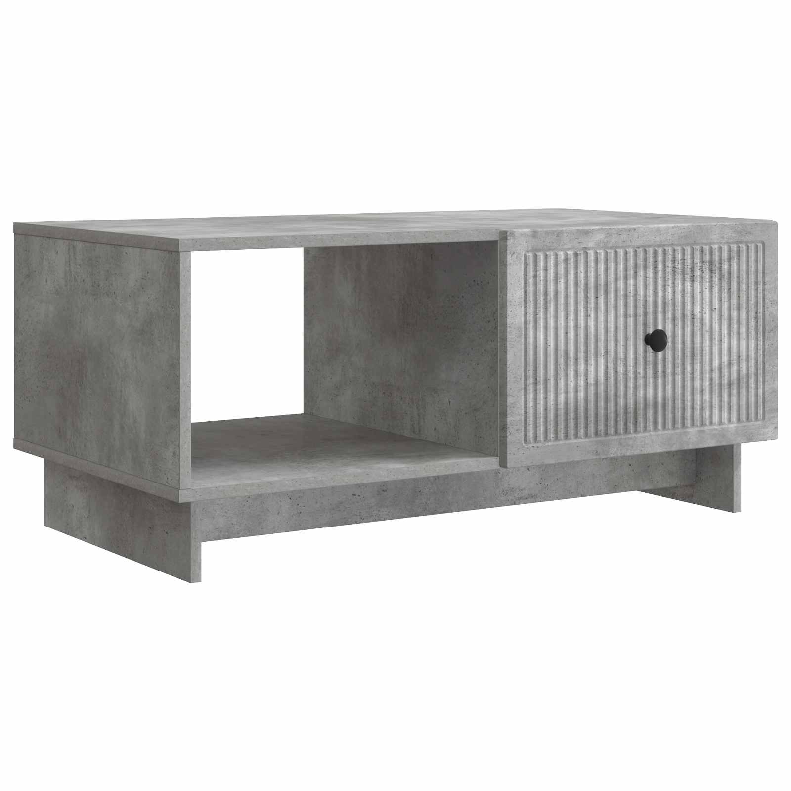 Kava Stol Betonska siva 90 x 50 x 40 cm Konstruirano drvo
