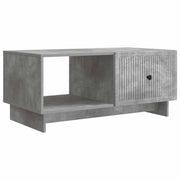 Kava Stol Betonska siva 90 x 50 x 40 cm Konstruirano drvo