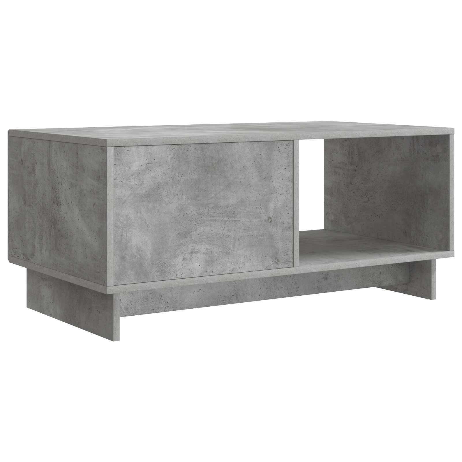 Kava Stol Betonska siva 90 x 50 x 40 cm Konstruirano drvo