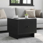Kava Stol s ladicama Crna 49 x 50 x 40 cm Konstruirano drvo
