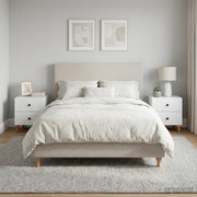 Noćni ormar 2 pcs Bijela 43 x 34,5 x 48 cm Konstruirano drvo