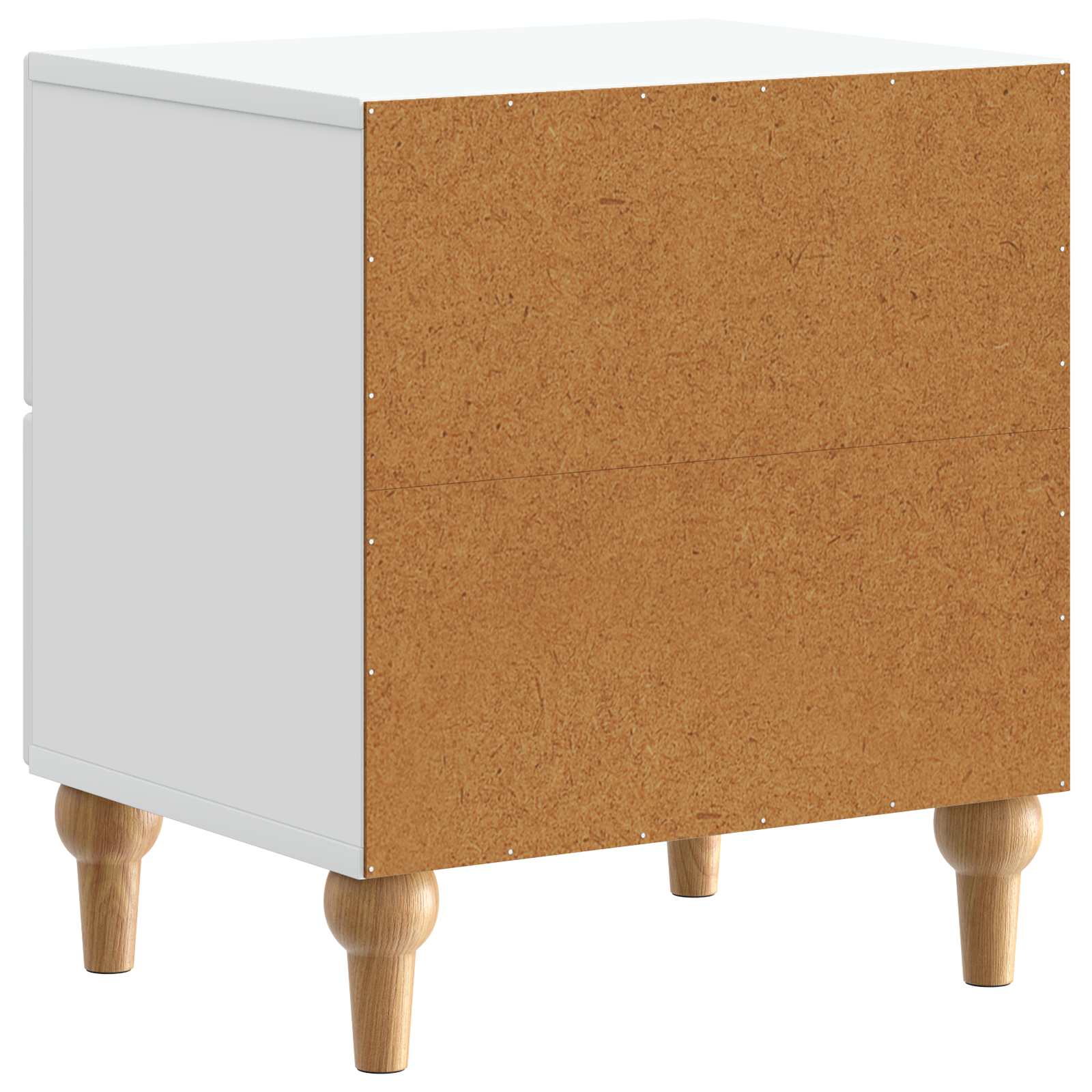 Noćni ormar 2 pcs Bijela 43 x 34,5 x 48 cm Konstruirano drvo