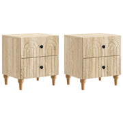 Noćni ormar s ladicama 2 pcs Hrast sonoma 43 x 34,5 x 48 cm
