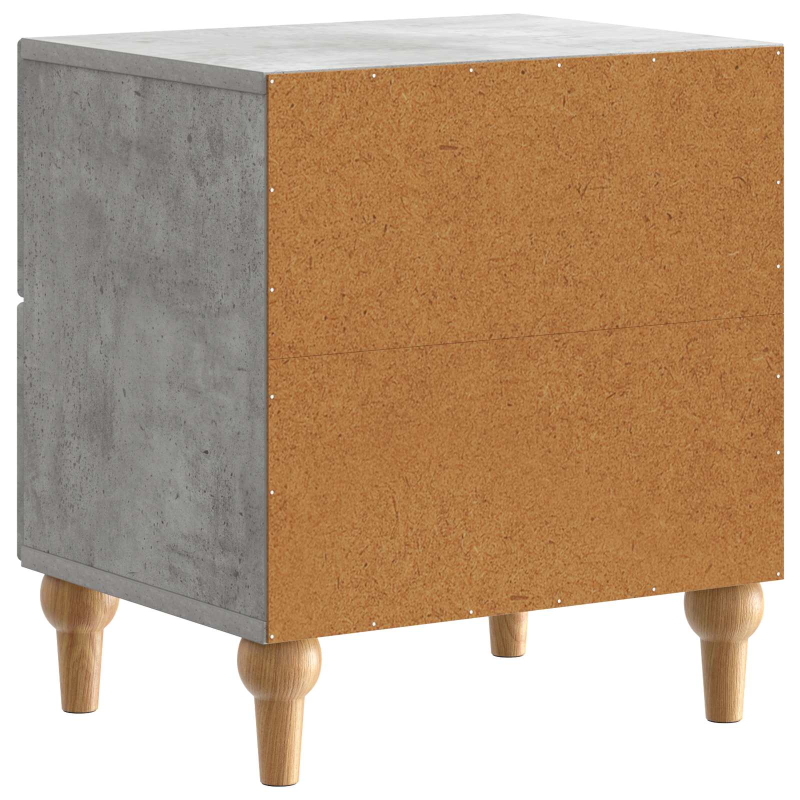 Noćni ormar Betonska siva 43 x 34,5 x 48 cm Konstruirano drvo