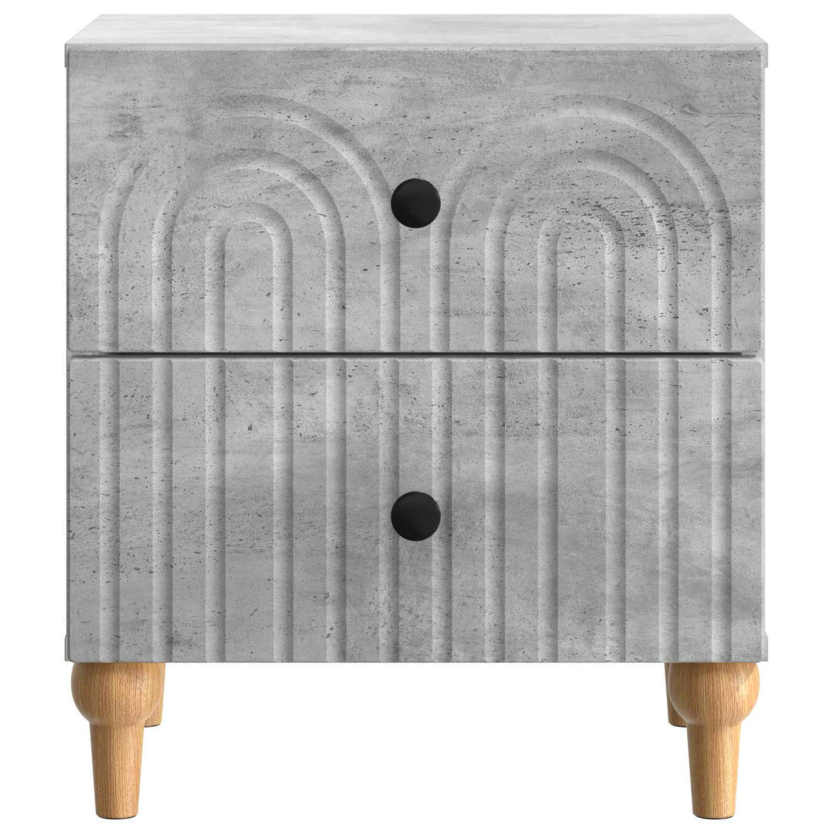 Noćni ormar Betonska siva 43 x 34,5 x 48 cm Konstruirano drvo