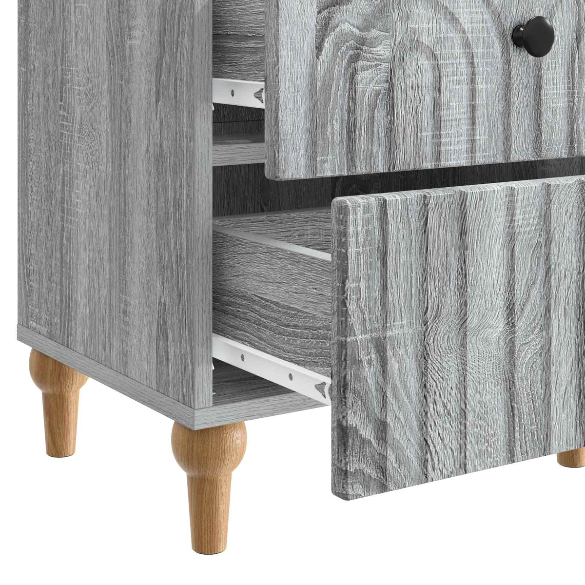 Noćni ormar Siva sonoma 43 x 34,5 x 48 cm Konstruirano drvo