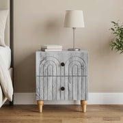 Noćni ormar Siva sonoma 43 x 34,5 x 48 cm Konstruirano drvo