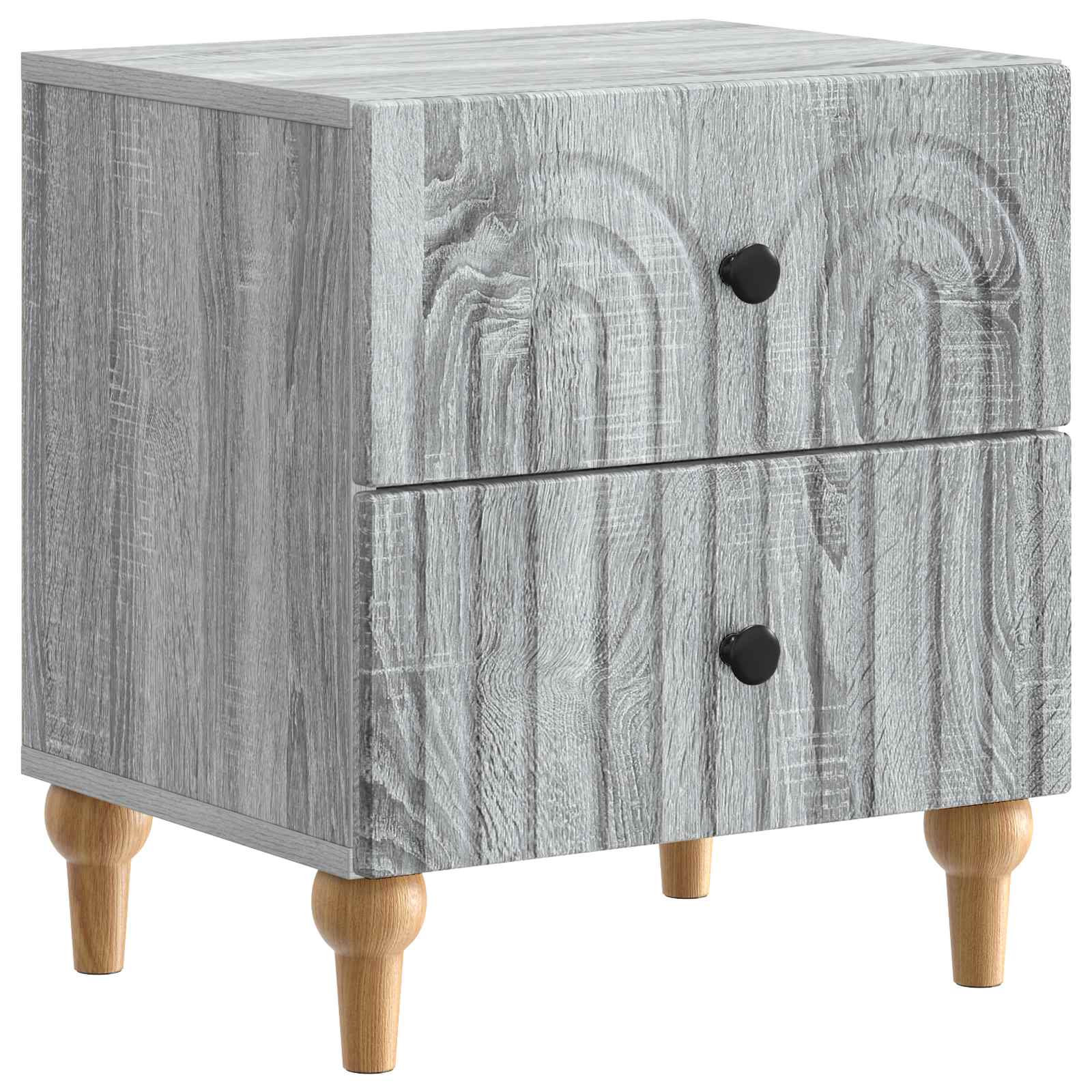 Noćni ormar Siva sonoma 43 x 34,5 x 48 cm Konstruirano drvo