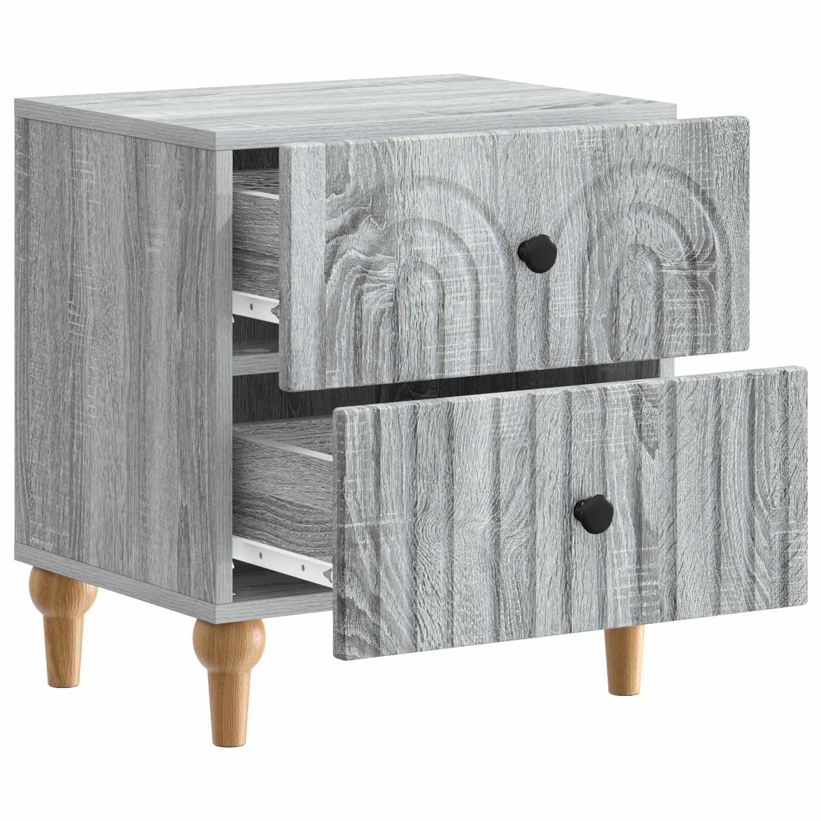 Noćni ormar Siva sonoma 43 x 34,5 x 48 cm Konstruirano drvo