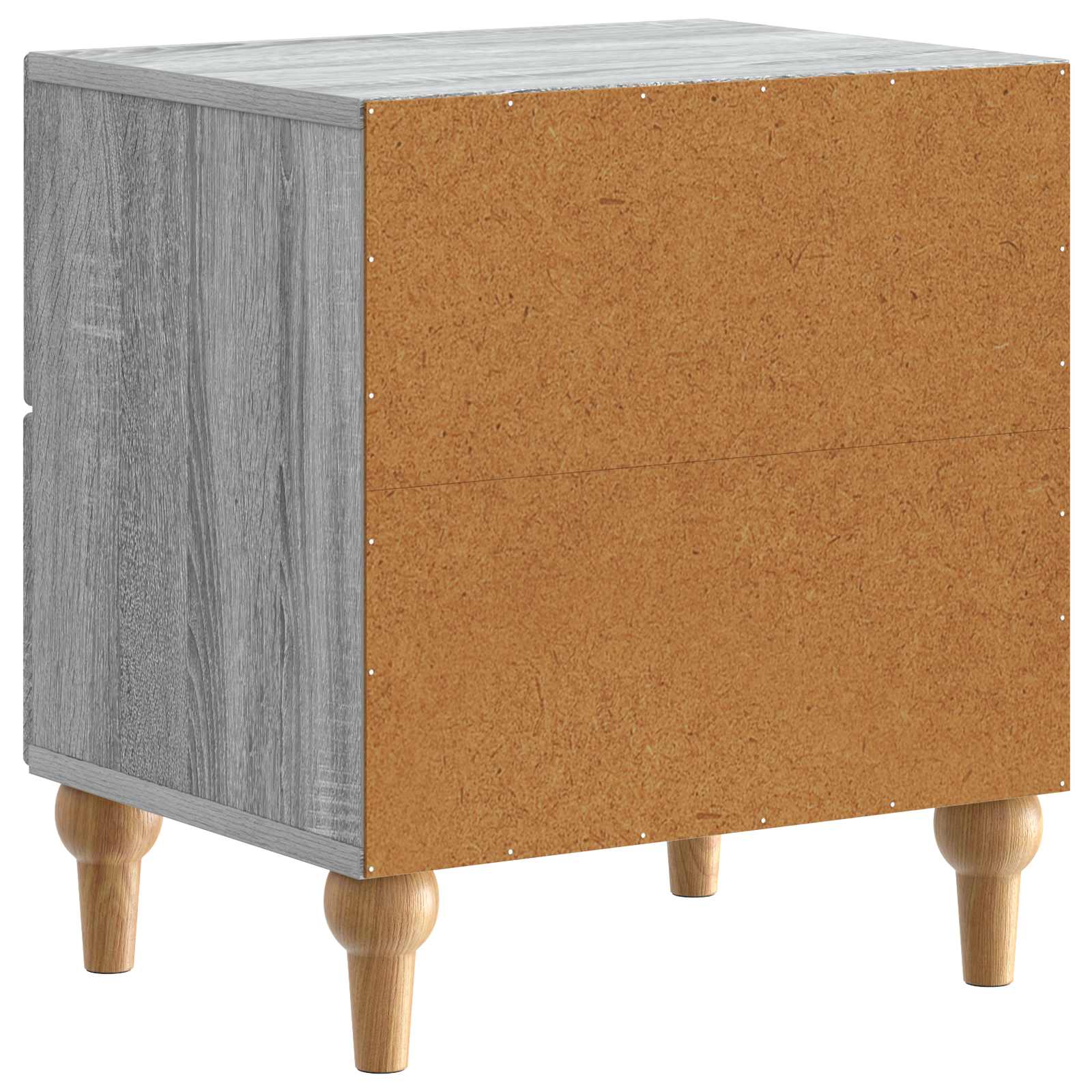 Noćni ormar Siva sonoma 43 x 34,5 x 48 cm Konstruirano drvo