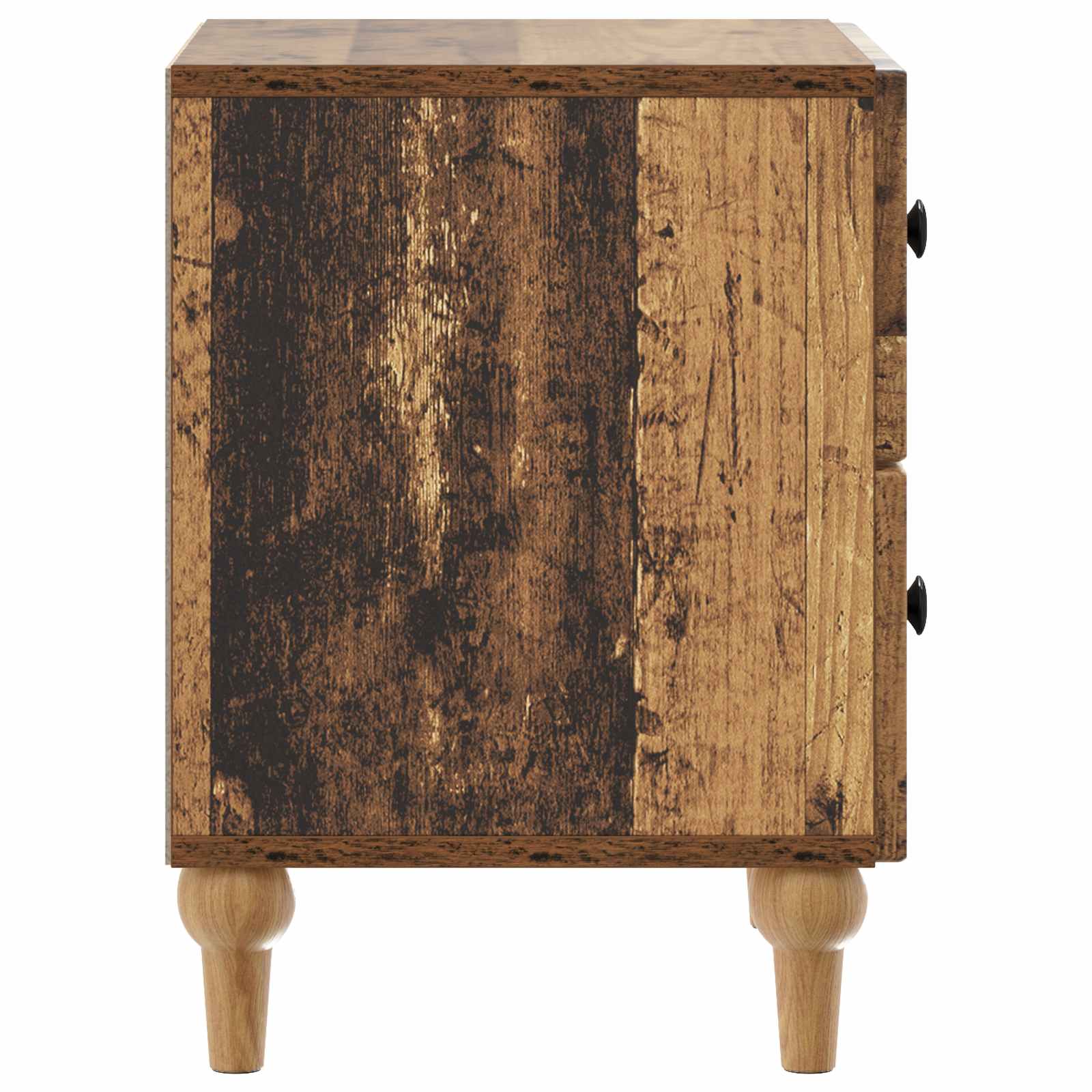 Noćni ormar s ladicama 2 pcs Staro drvo 43 x 34,5 x 48 cm
