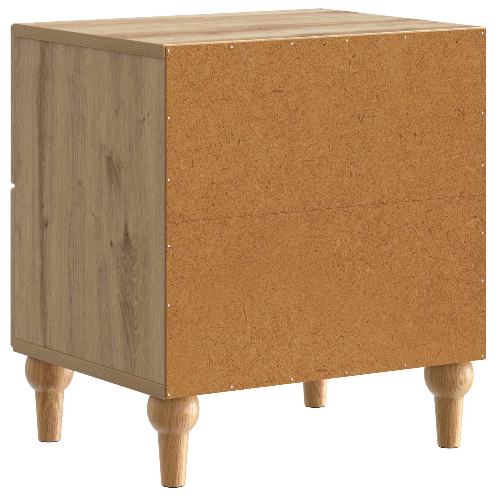 Noćni ormar s ladicama 2 pcs Hrast artisan 43 x 34,5 x 48 cm