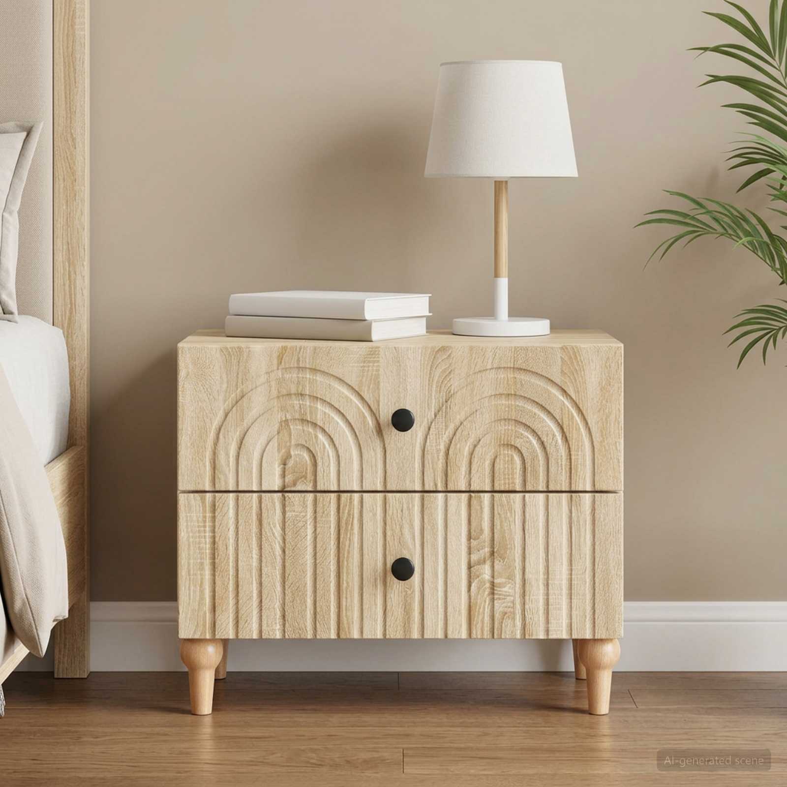 Noćni ormar Hrast sonoma 62 x 34,5 x 48 cm Konstruirano drvo