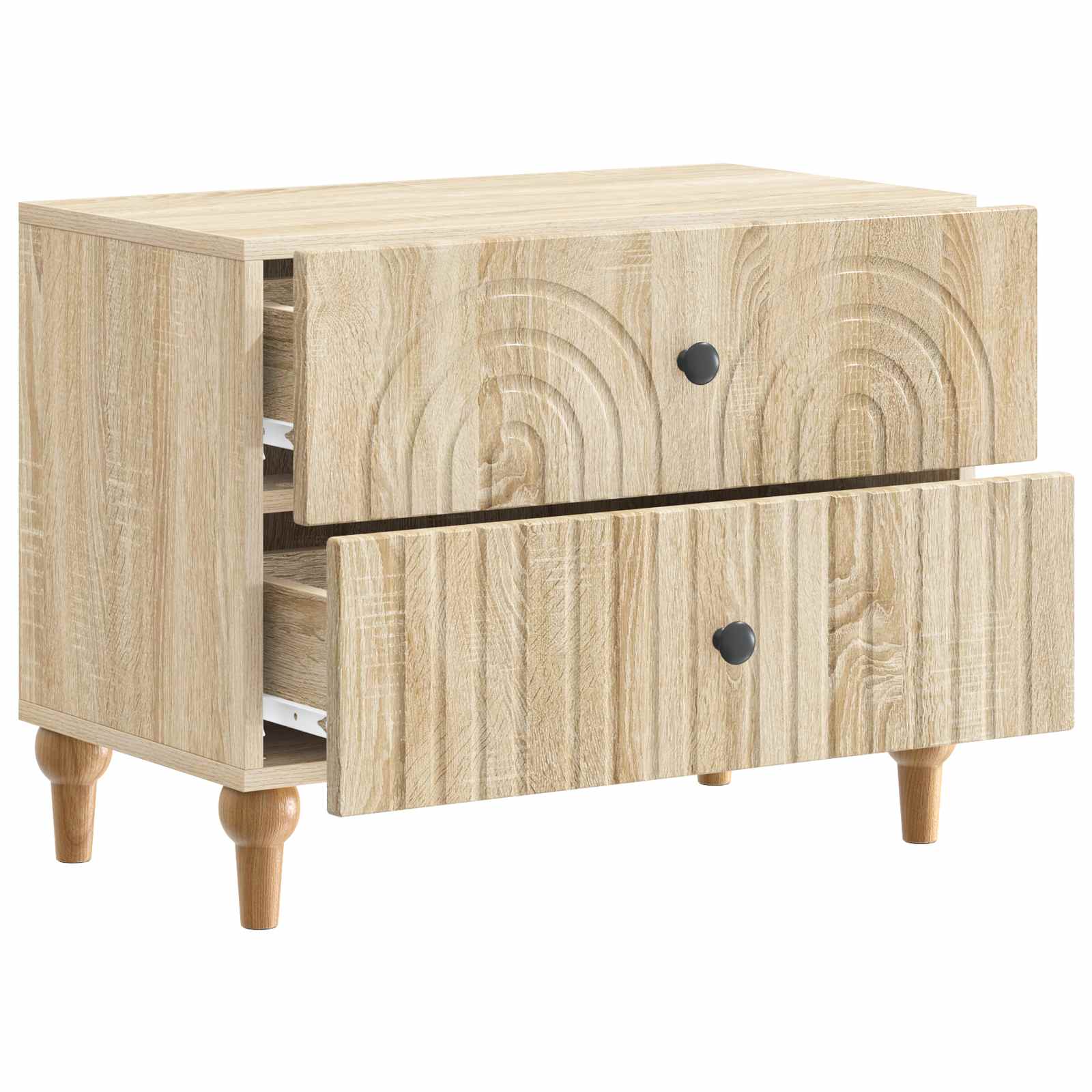 Noćni ormar Hrast sonoma 62 x 34,5 x 48 cm Konstruirano drvo