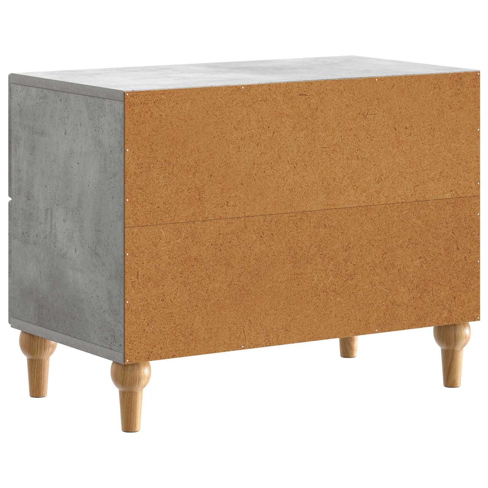 Noćni ormar Betonska siva 62 x 34,5 x 48 cm Konstruirano drvo