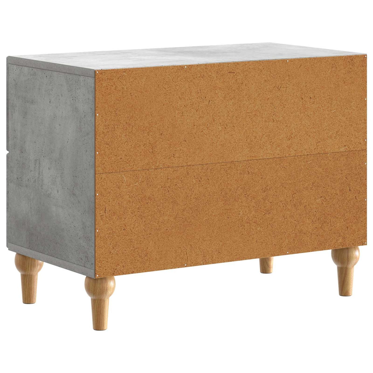 Noćni ormar Betonska siva 62 x 34,5 x 48 cm Konstruirano drvo