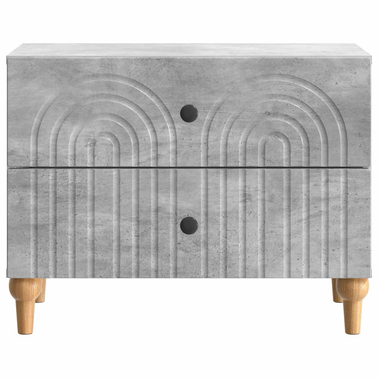 Noćni ormar Betonska siva 62 x 34,5 x 48 cm Konstruirano drvo