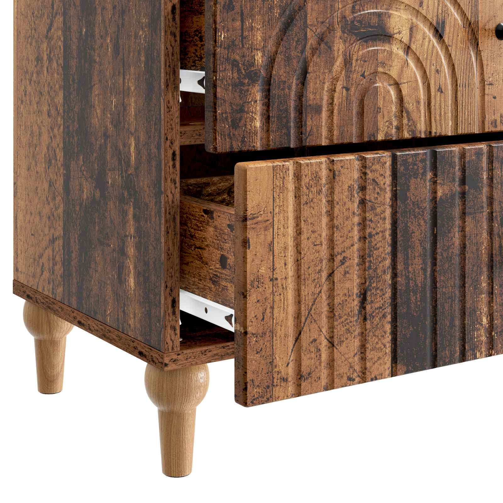 Noćni ormar Staro drvo 62 x 34,5 x 48 cm Konstruirano drvo
