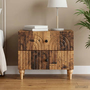 Noćni ormar Staro drvo 62 x 34,5 x 48 cm Konstruirano drvo