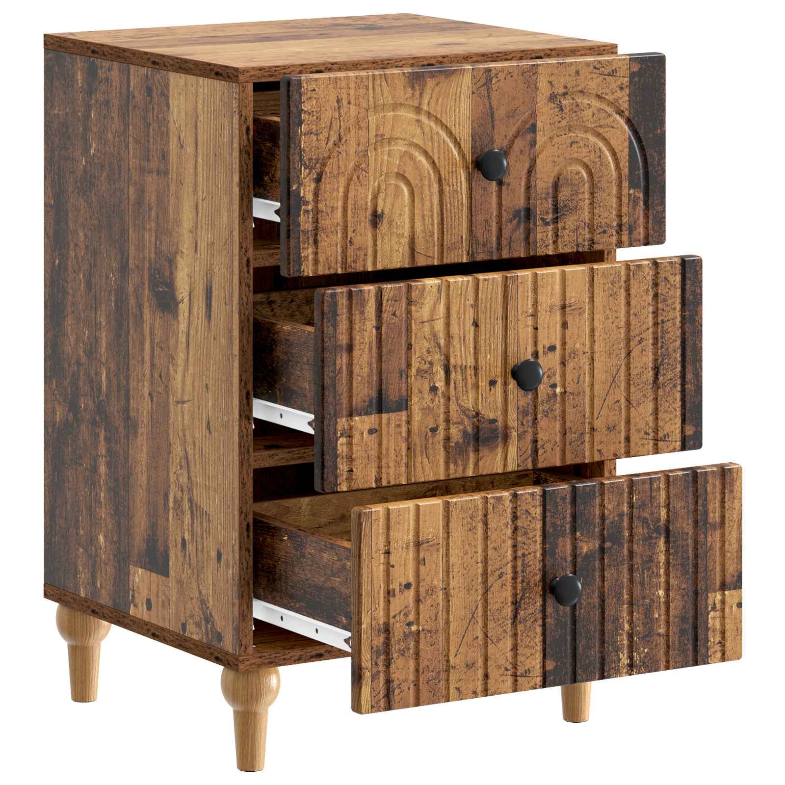 Noćni ormar Staro drvo 43x 41 x 66,5 cm Konstruirano drvo