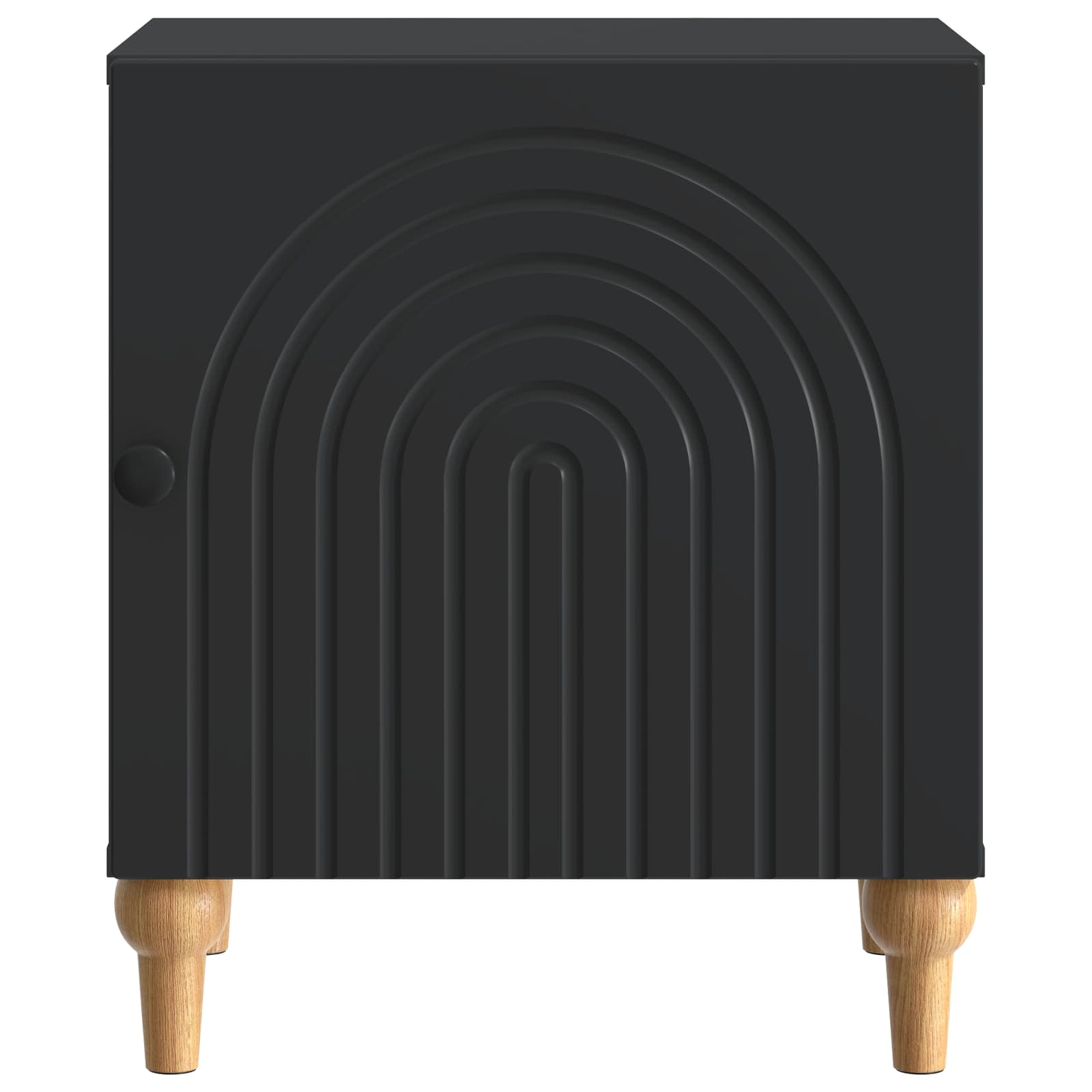Noćni ormar 2 pcs Crna 43 x 34,5 x 50 cm Konstruirano drvo