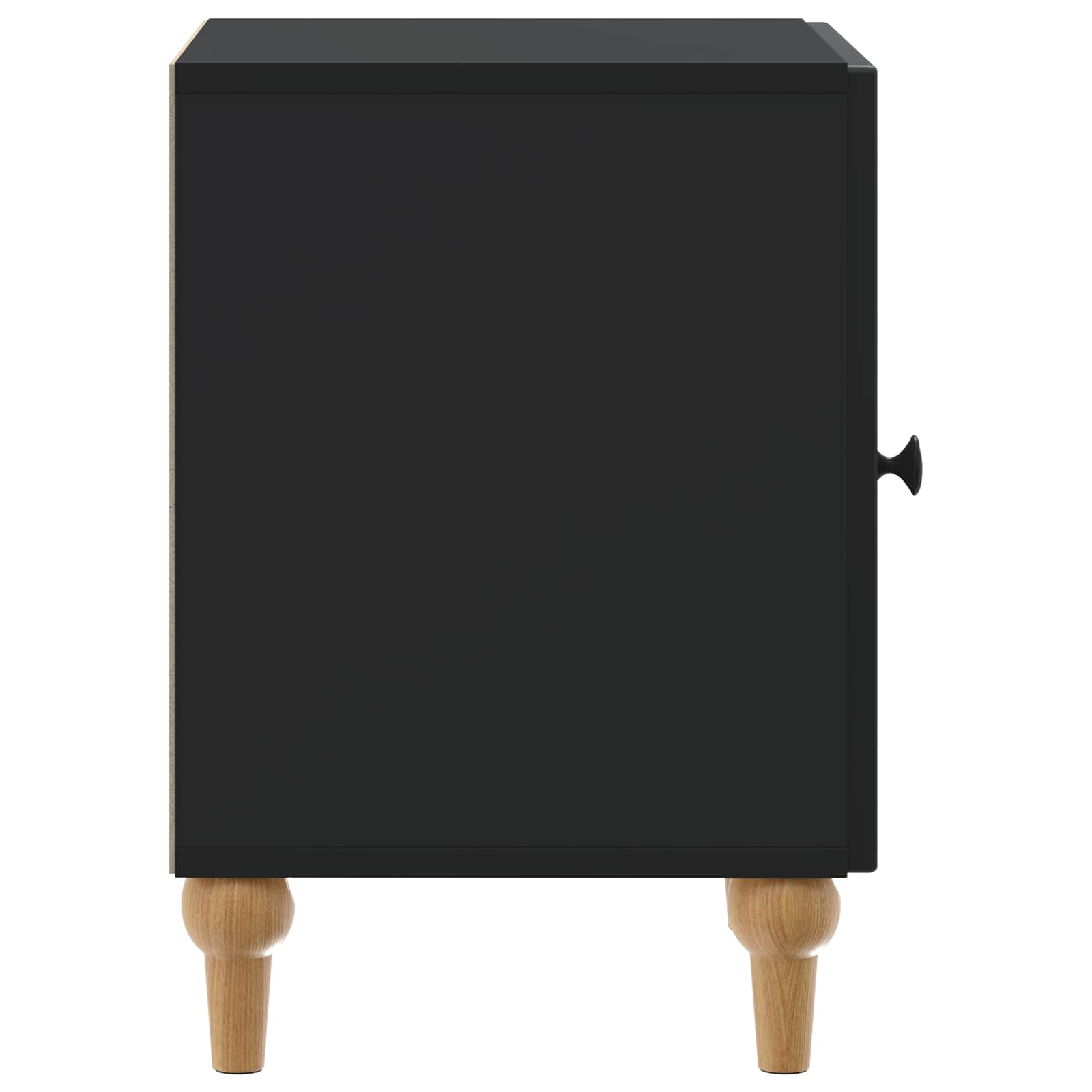 Noćni ormar 2 pcs Crna 43 x 34,5 x 50 cm Konstruirano drvo