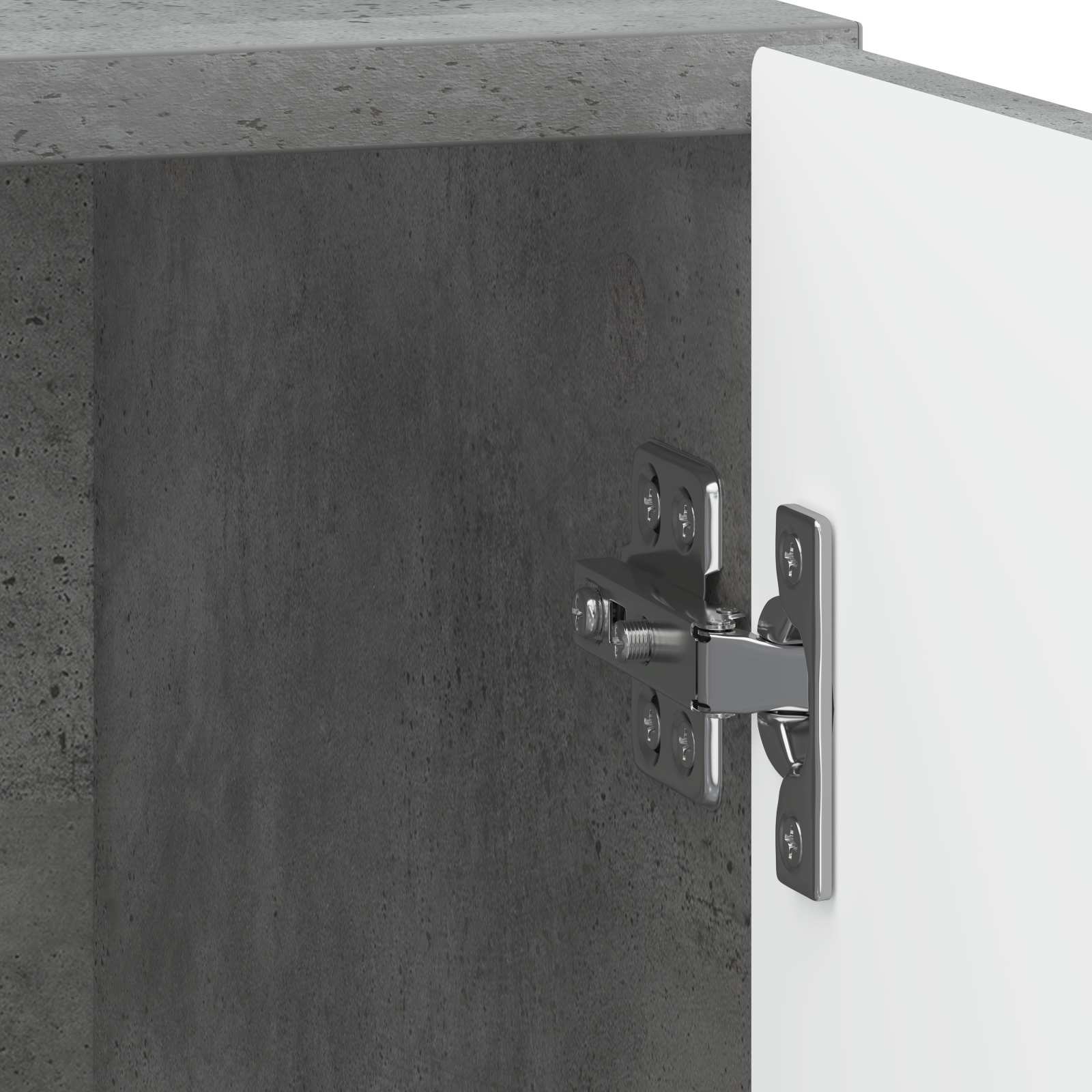 Noćni ormar Betonska siva 43 x 34,5 x 50 cm Konstruirano drvo