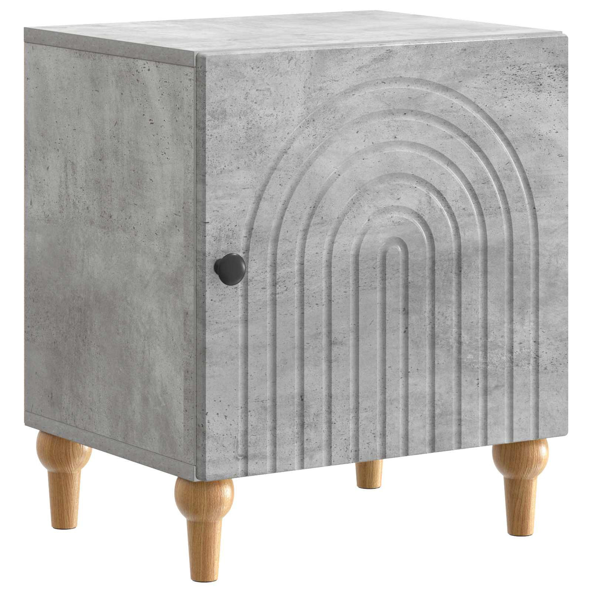 Noćni ormar 2 pcs Betonska siva 43 x 34,5 x 50 cm