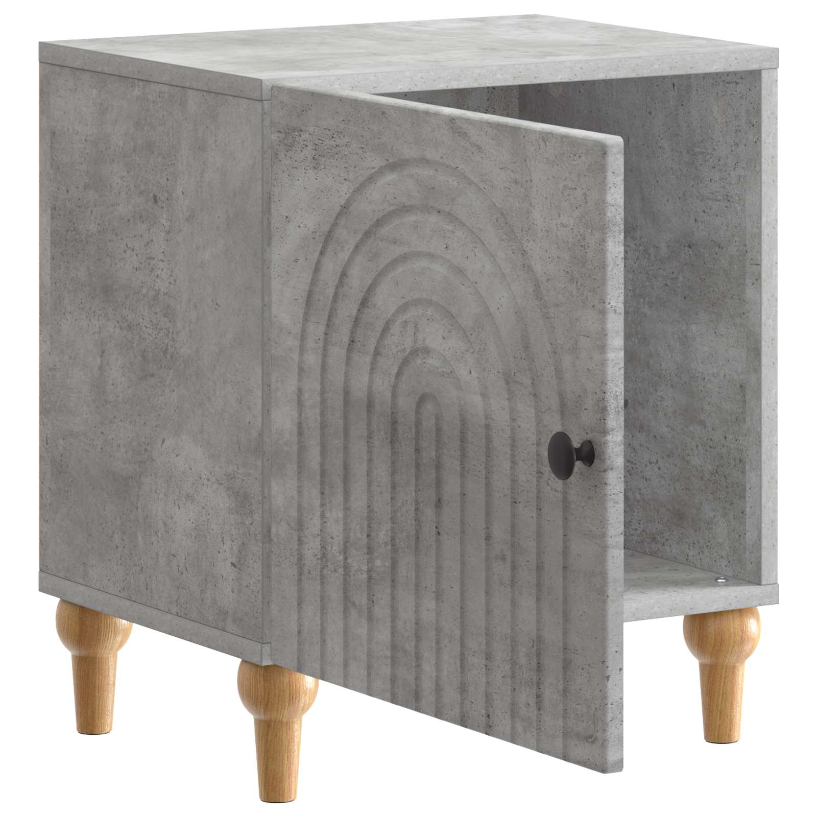Noćni ormar 2 pcs Betonska siva 43 x 34,5 x 50 cm