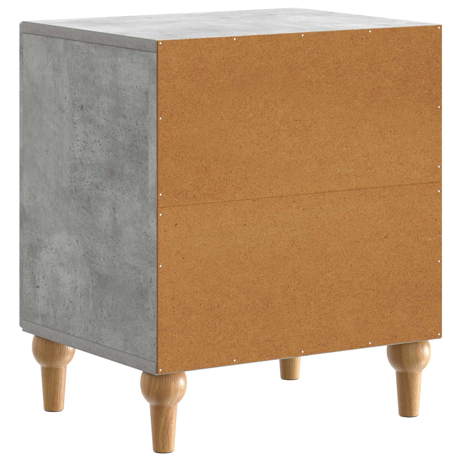 Noćni ormar 2 pcs Betonska siva 43 x 34,5 x 50 cm