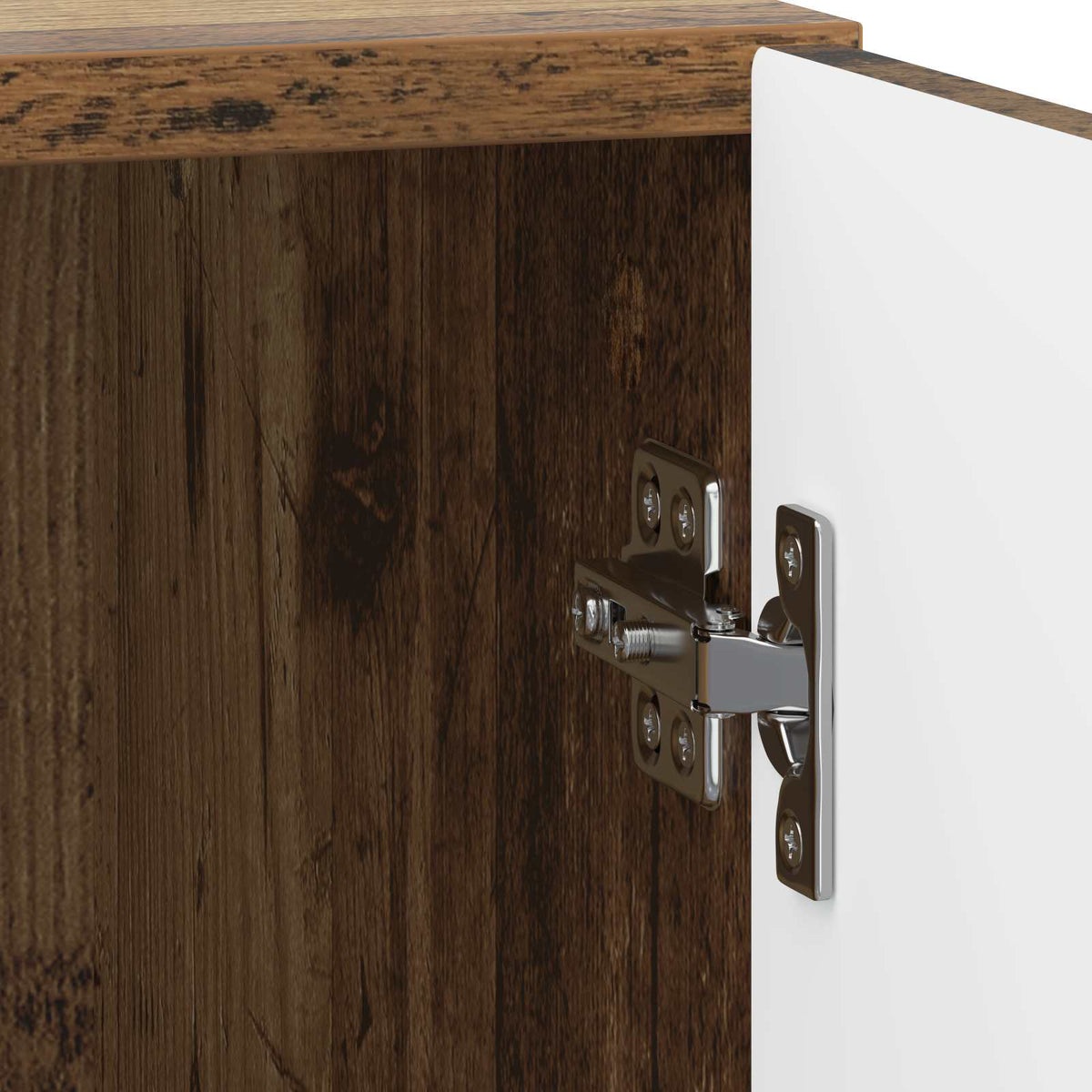 Noćni ormar 2 pcs Staro drvo 43 x 34,5 x 50 cm