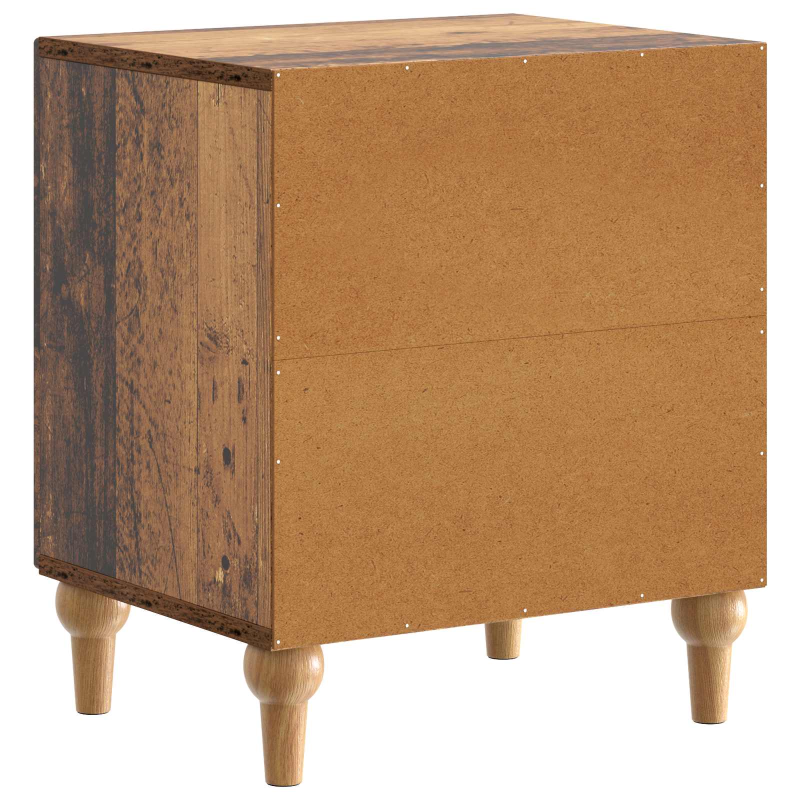 Noćni ormar 2 pcs Staro drvo 43 x 34,5 x 50 cm