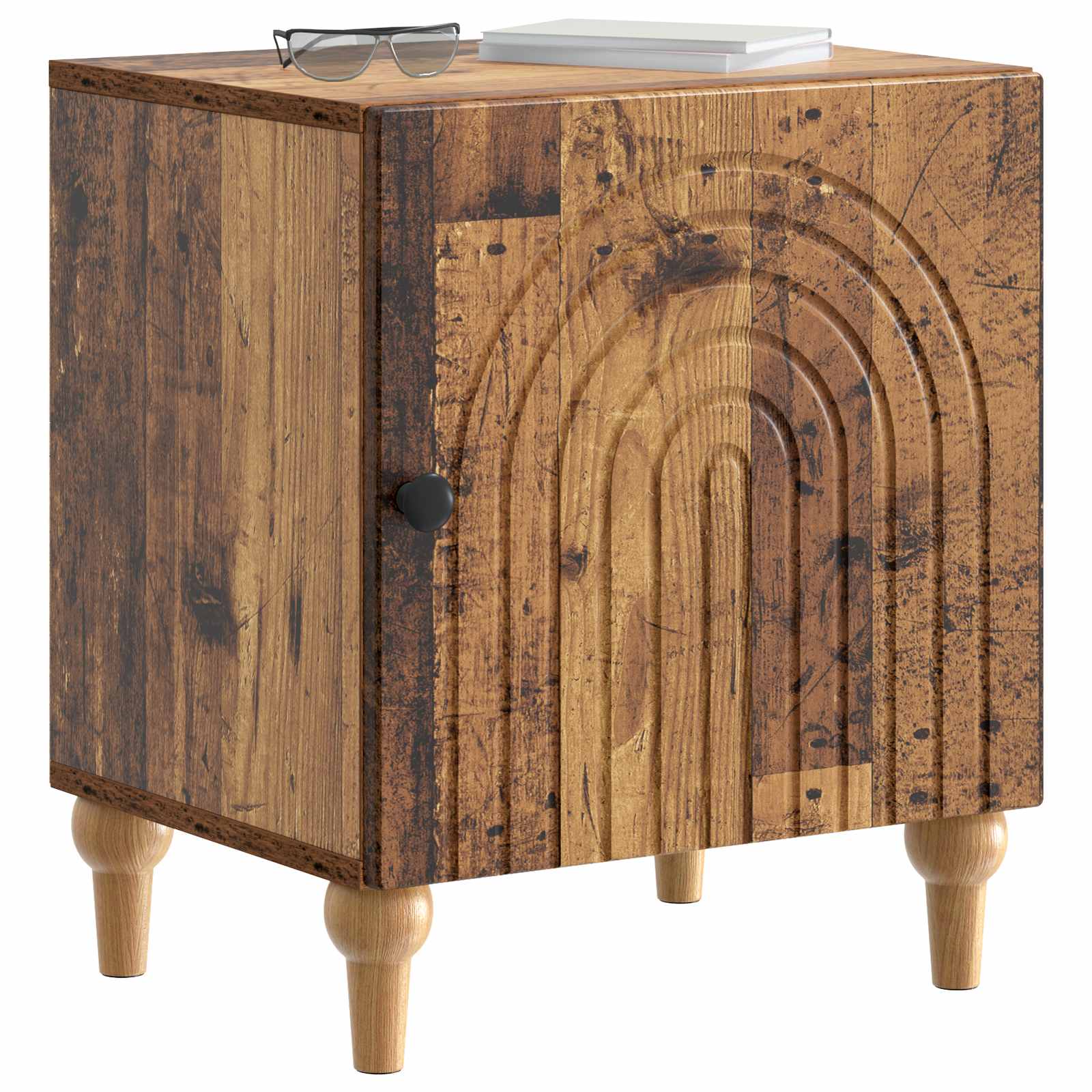 Noćni ormar 2 pcs Staro drvo 43 x 34,5 x 50 cm