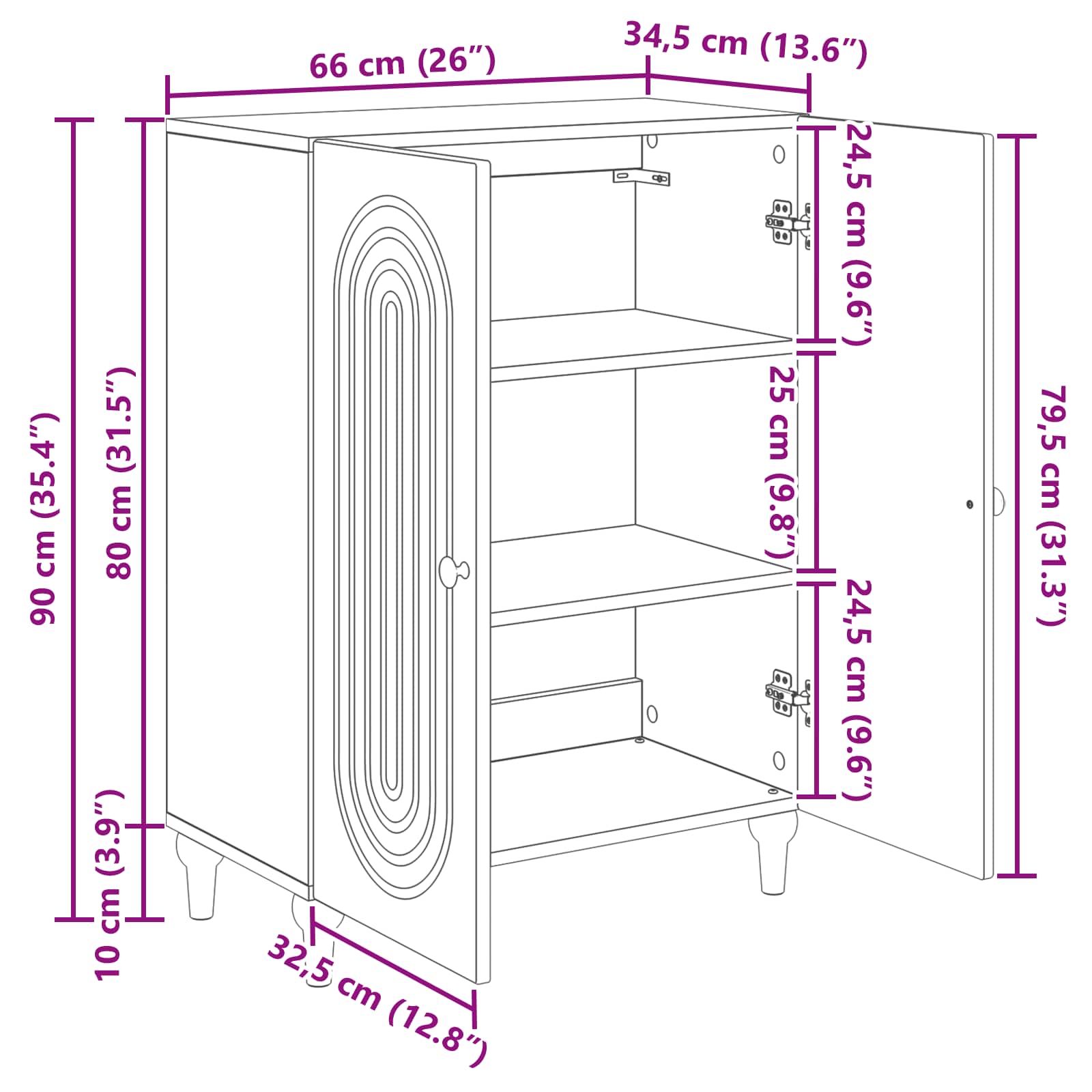 Kreveta Crna 66 x 34,5 x 90 cm Konstruirano drvo