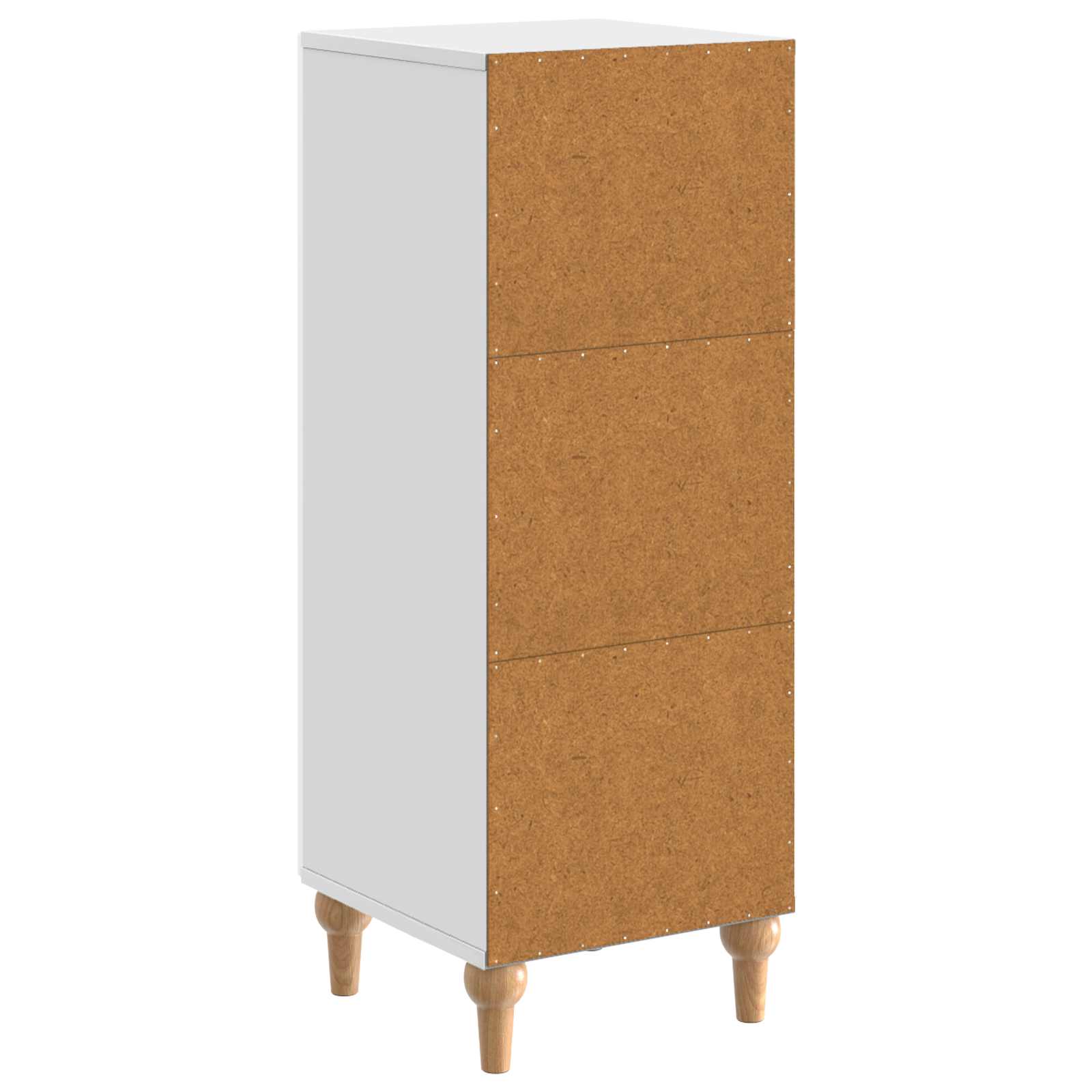 Kreveta Bijela visokog sjaja 33 x 34,5 x 90 cm