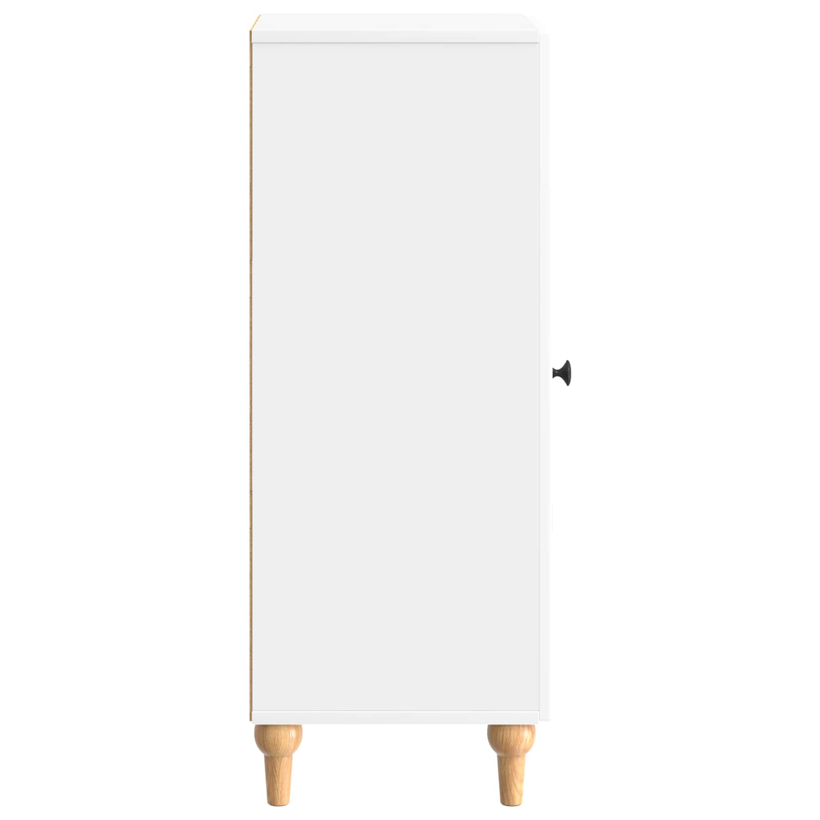 Kreveta Bijela visokog sjaja 33 x 34,5 x 90 cm