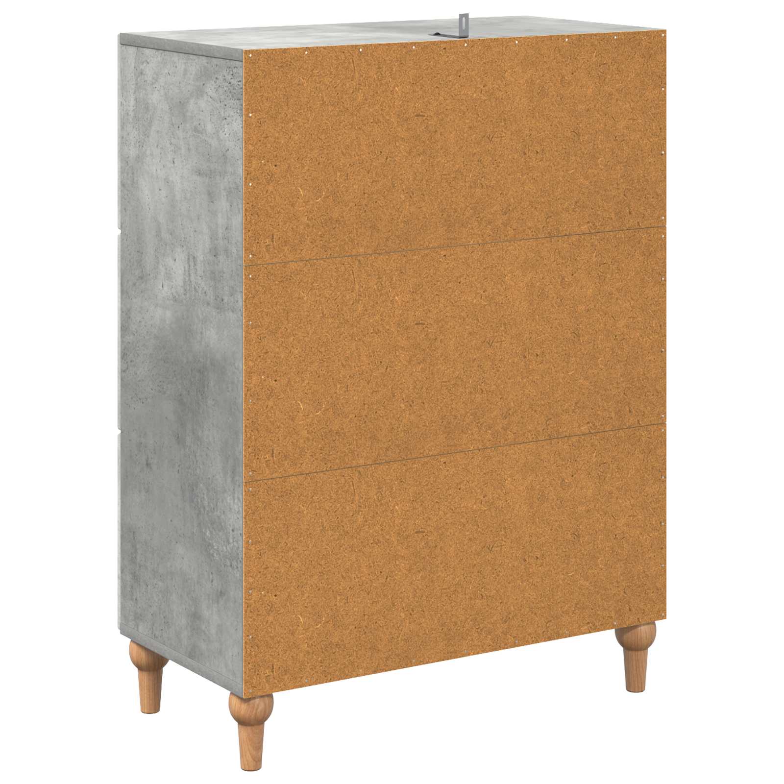 Ormar s ladicama Betonska siva 66 x 34,5 x 90 cm