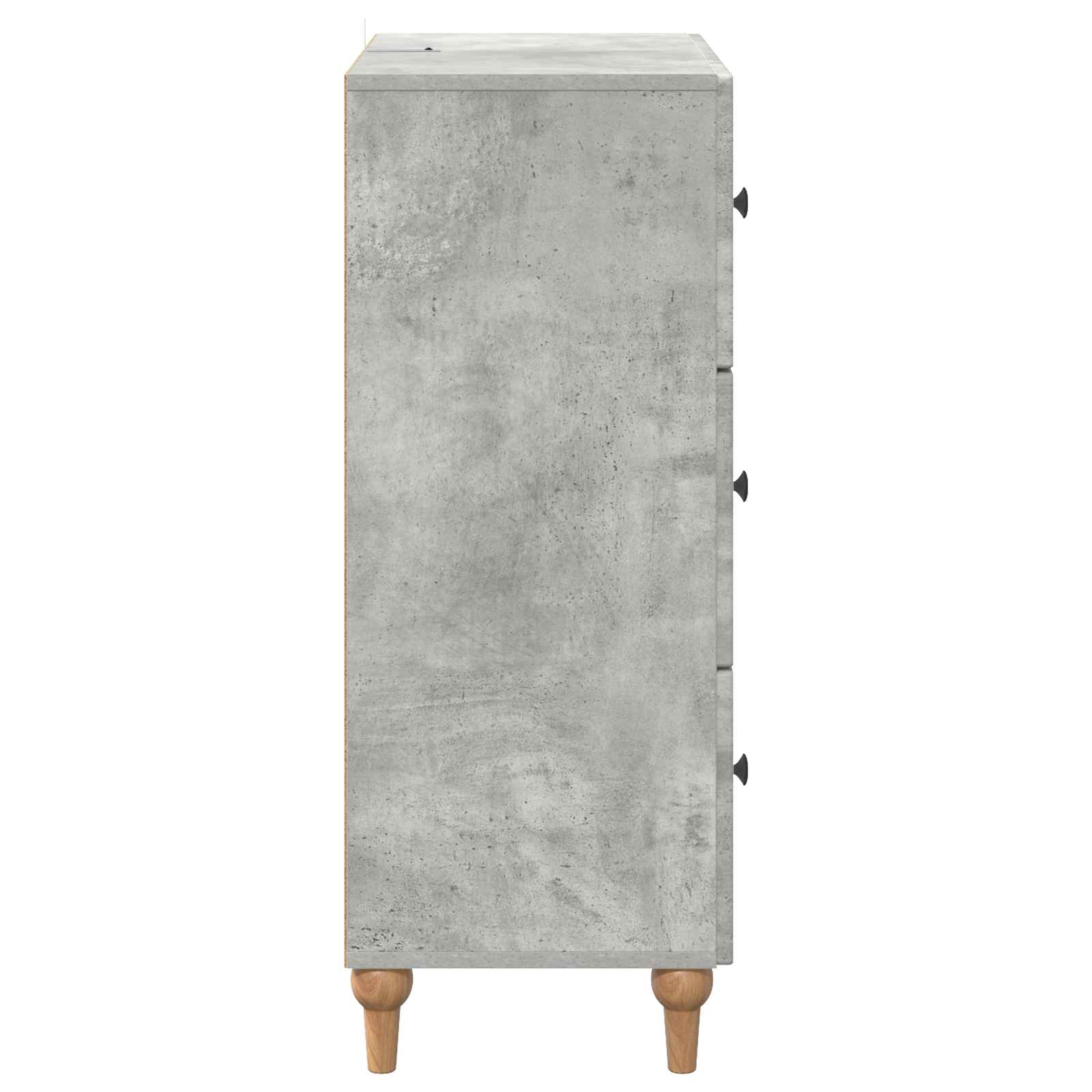 Ormar s ladicama Betonska siva 66 x 34,5 x 90 cm