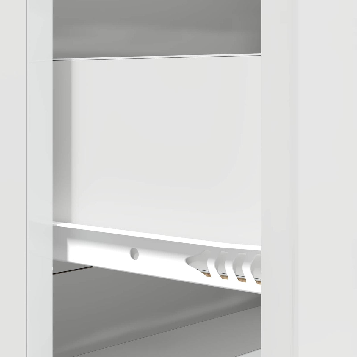 Ormar s ladicama Bijela visokog sjaja 66 x 34,5 x 90 cm