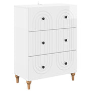 Ormar s ladicama Bijela visokog sjaja 66 x 34,5 x 90 cm