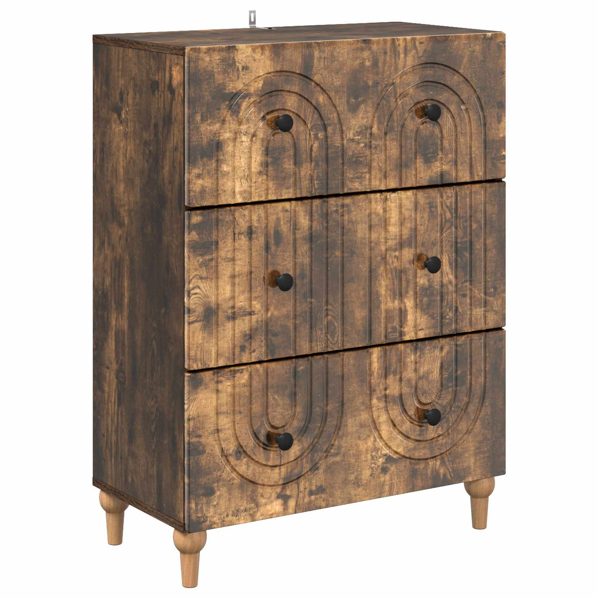 Ormar s ladicama Dimljeni hrast 66 x 34,5 x 90 cm