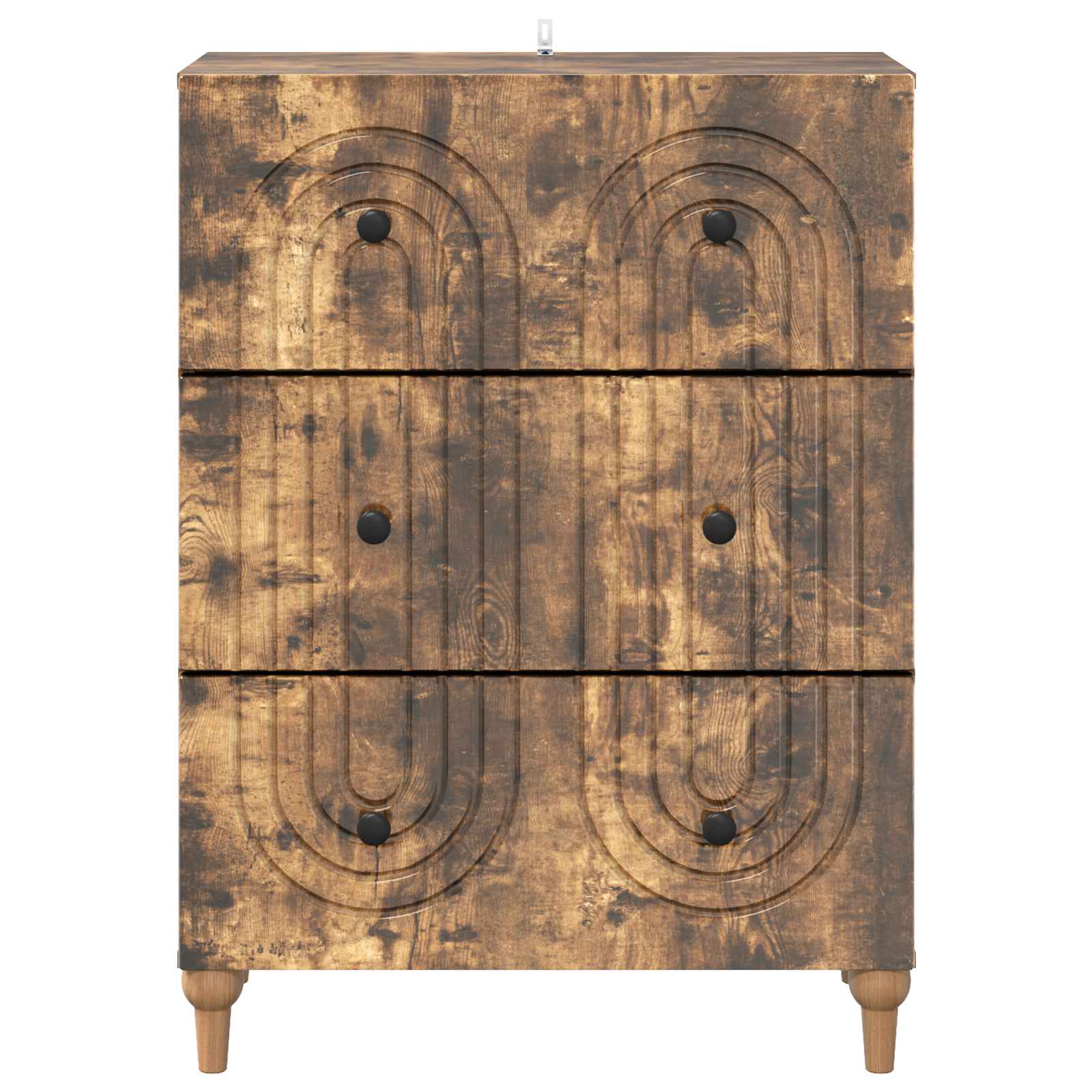 Ormar s ladicama Dimljeni hrast 66 x 34,5 x 90 cm