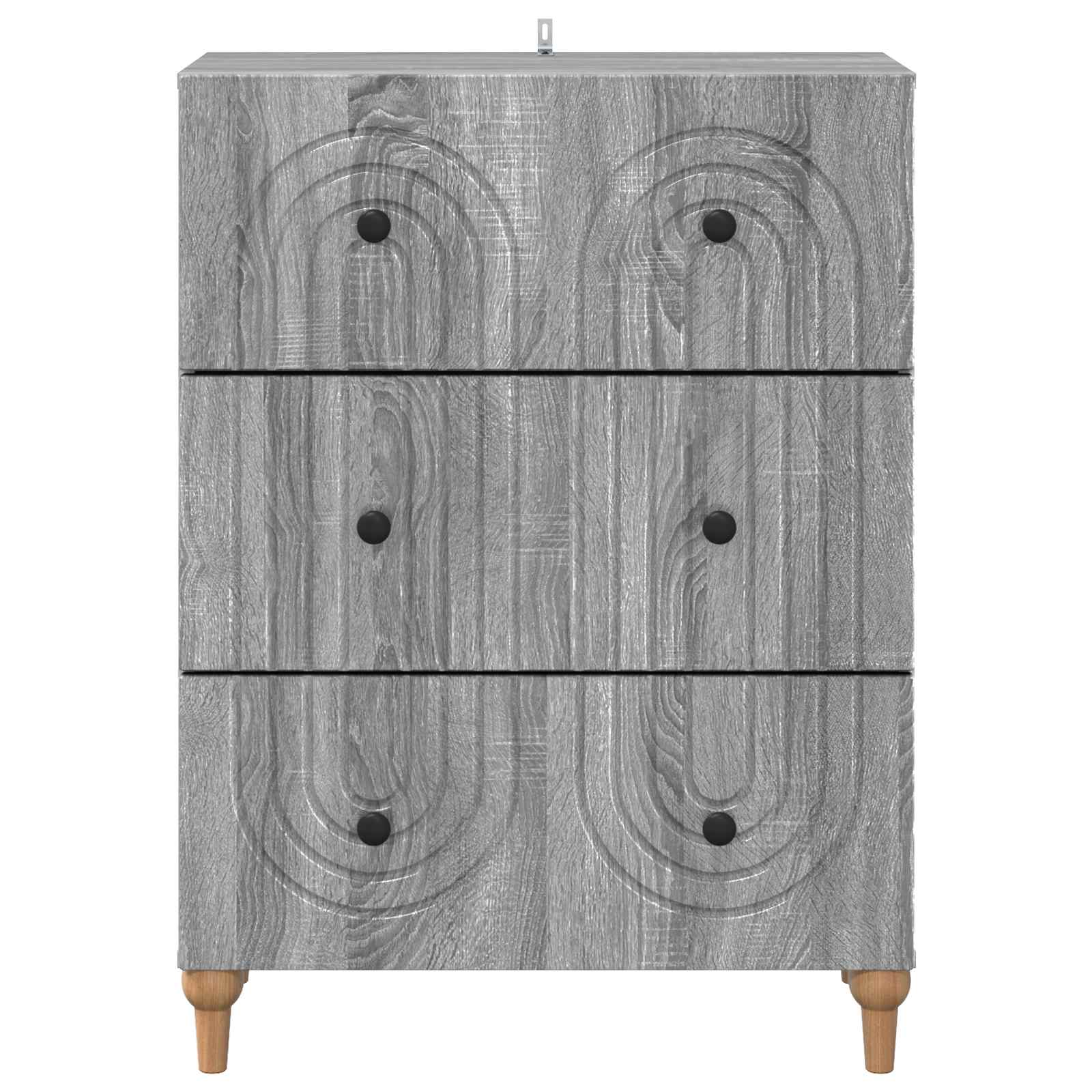 Ormar s ladicama Siva sonoma 66 x 34,5 x 90 cm