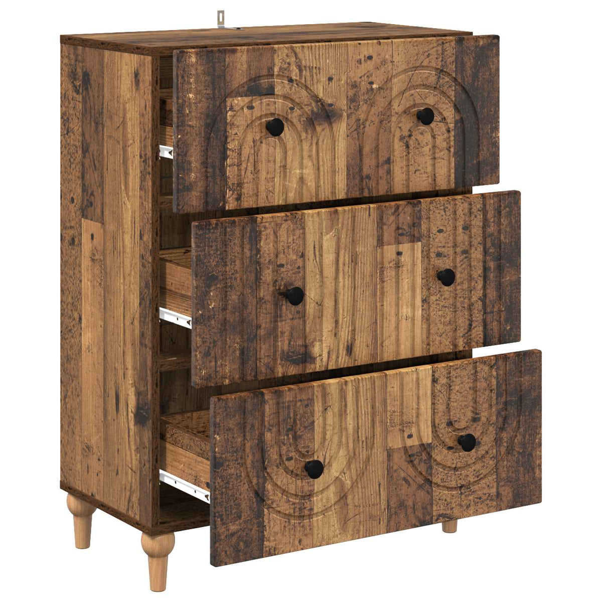 Ormar s ladicama Staro drvo 66 x 34,5 x 90 cm Konstruirano drvo