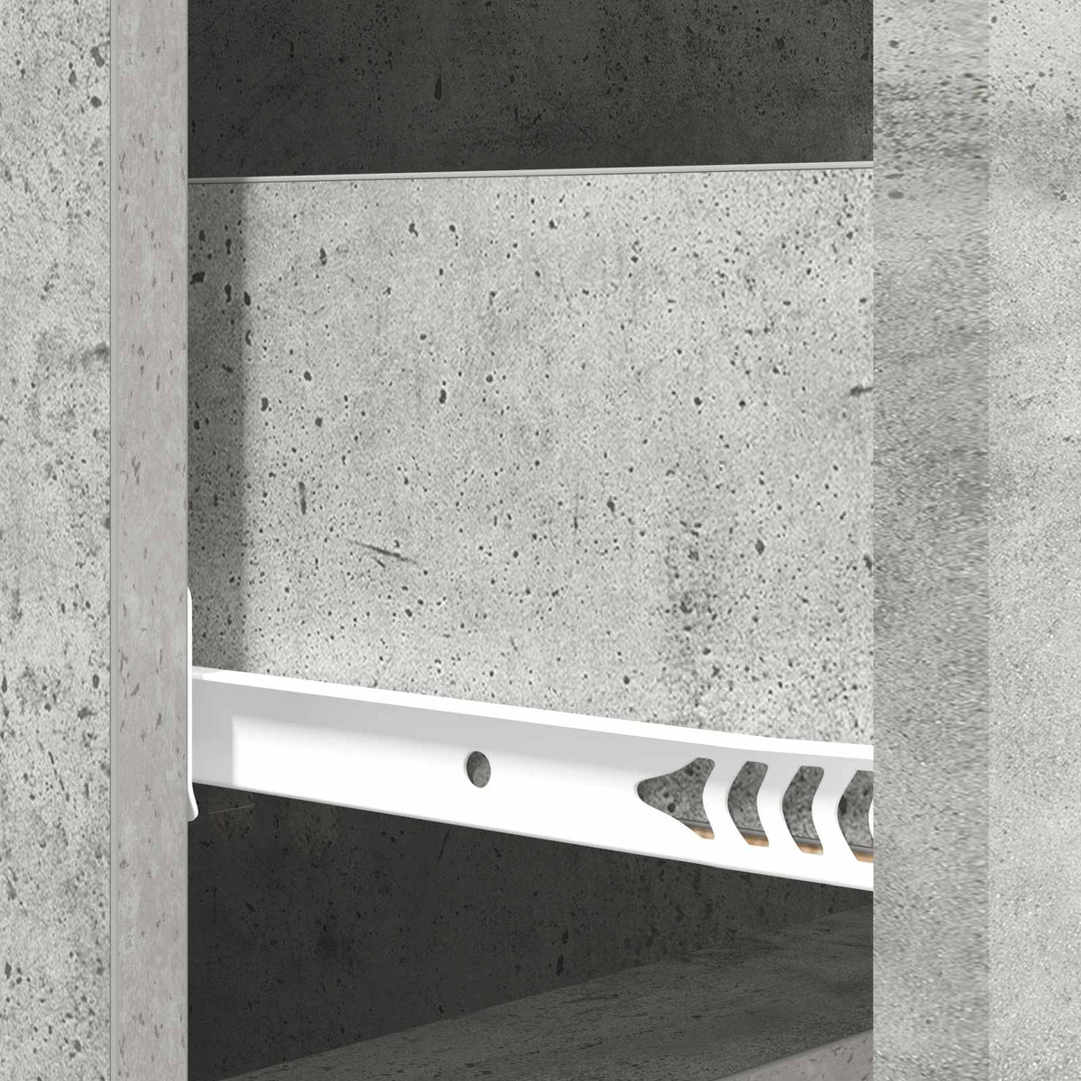 Ormar s ladicama Betonska siva 33 x 34,5 x 90 cm