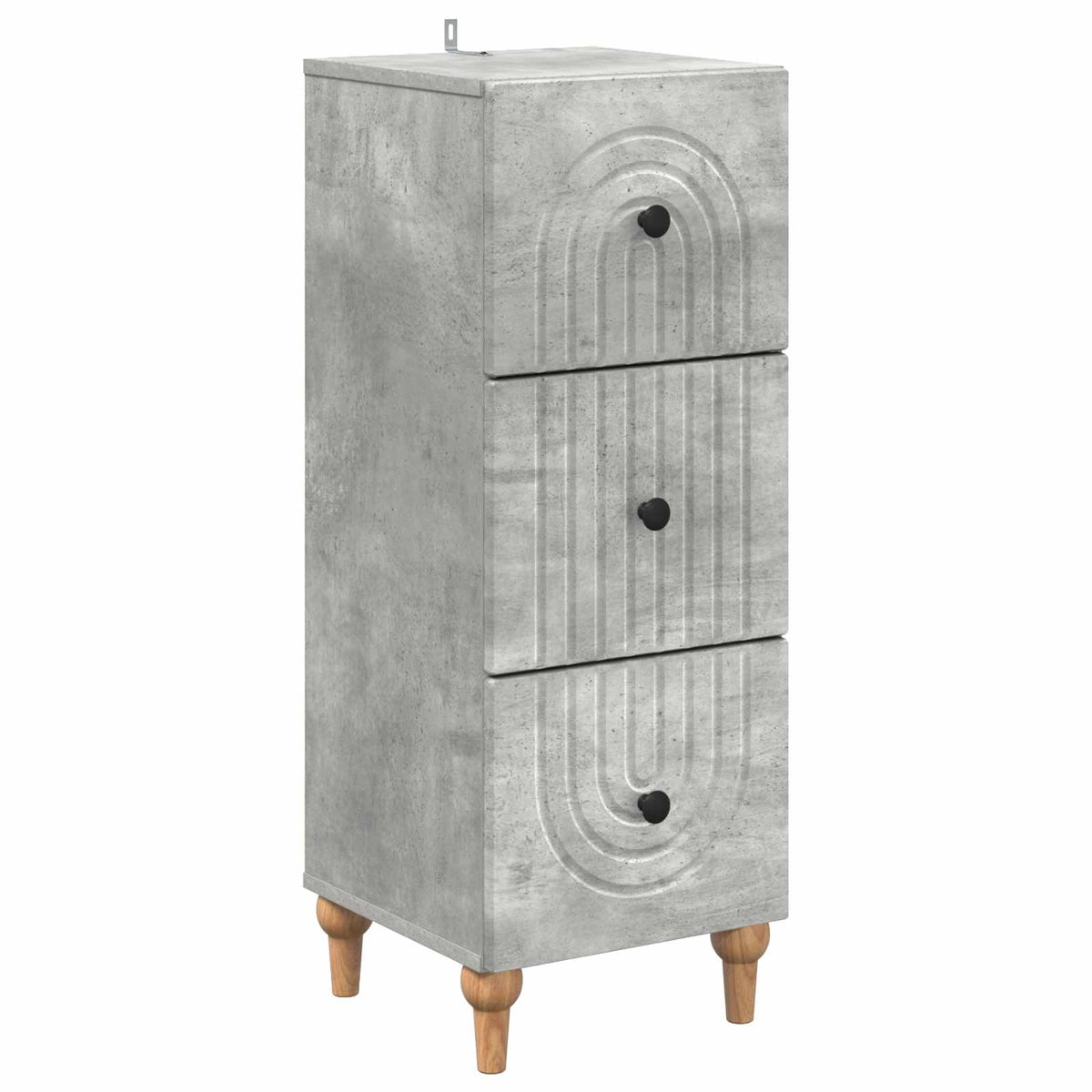 Ormar s ladicama Betonska siva 33 x 34,5 x 90 cm