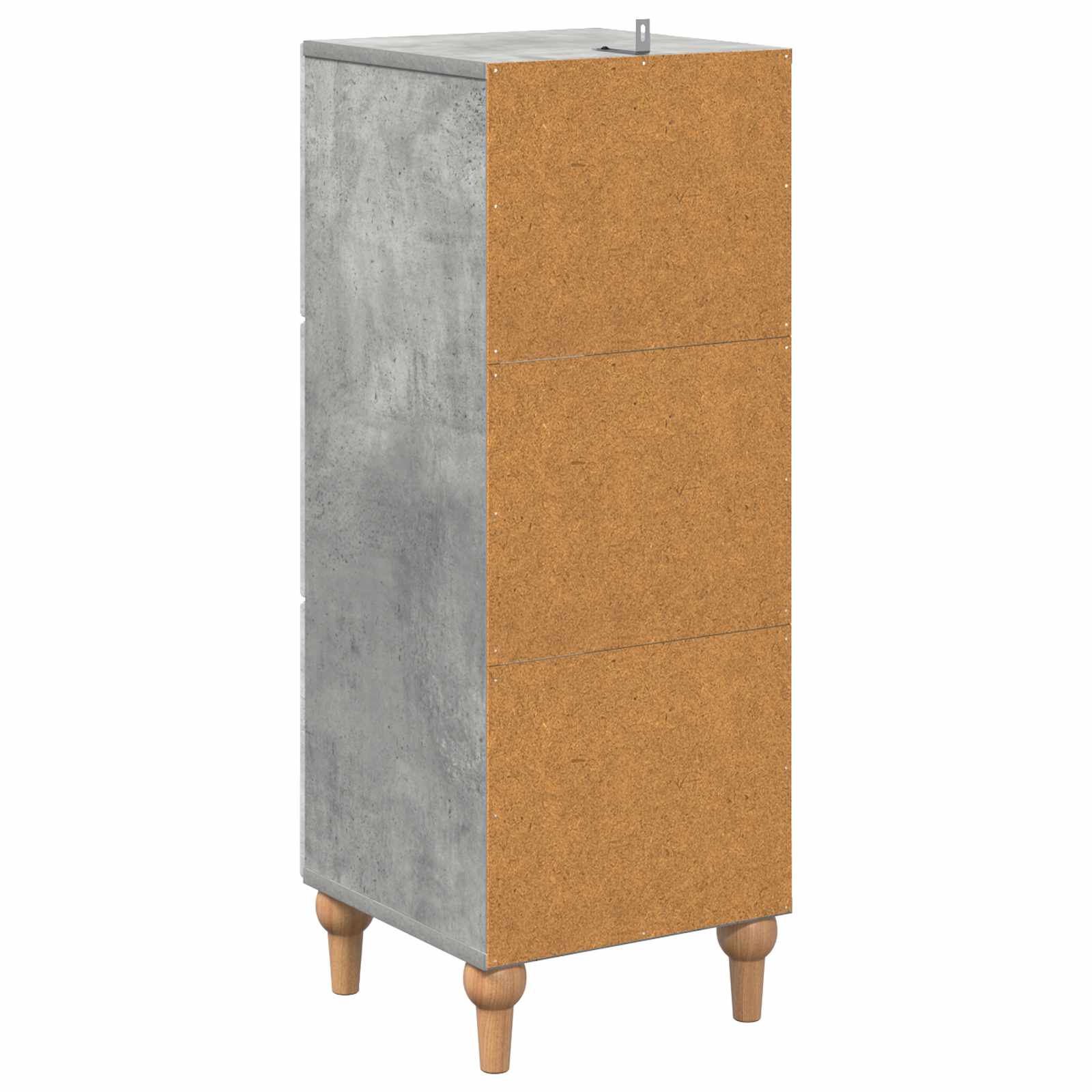 Ormar s ladicama Betonska siva 33 x 34,5 x 90 cm