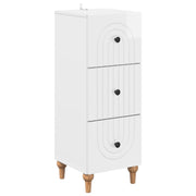 Ormar s ladicama Bijela visokog sjaja 33 x 34,5 x 90 cm
